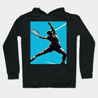 Dynamic Serve  Tennis Silhouette, Sports Hoodie